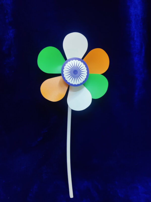 Tri-colour Tiranga Theme plastic Fans, Made in India - Perfect for Republic Day Independence Day Home, Office, Society, and School Decorations and kids