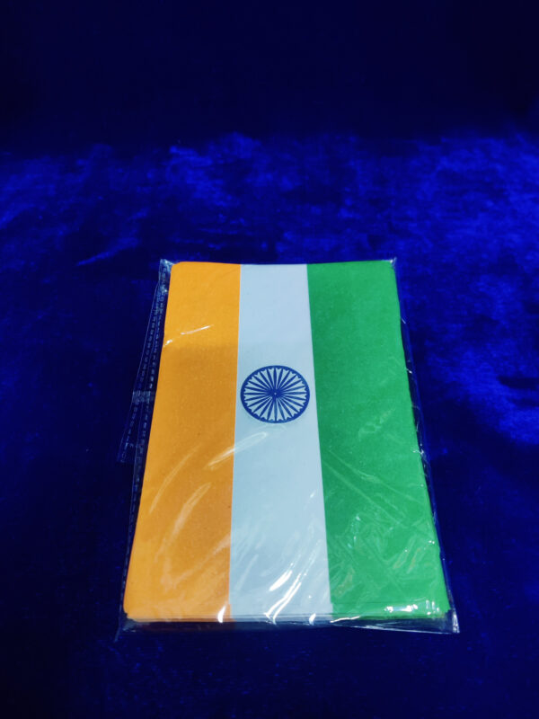 Paper Flag National Flag | Indian Rectangle Flag Rectangle tiranga Flag  (Pack of 100)