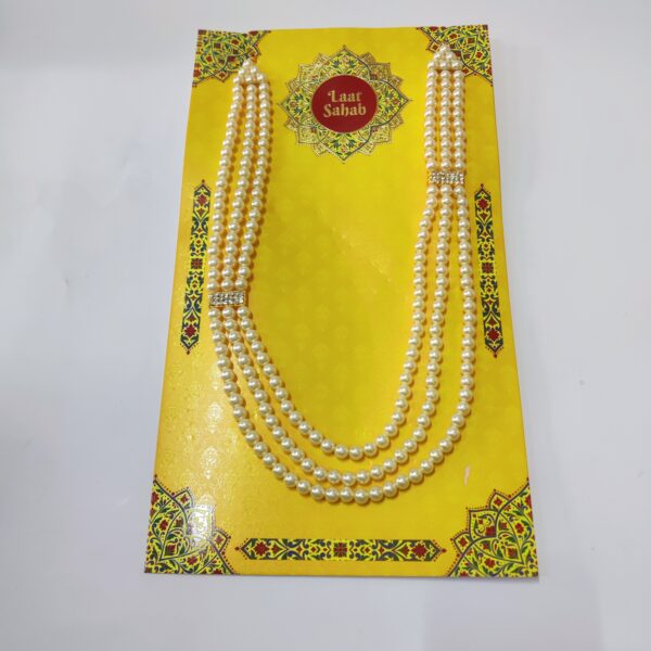Moti Mala /pearl necklace Necklace for Groom | Dulha Moti Mala Haar | Wedding Jewelry for Men Resin Necklace
