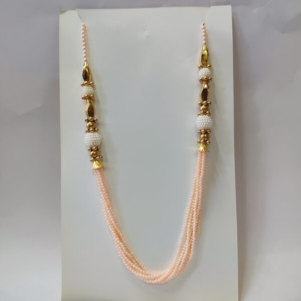 Handmade Pearl Welcome Mala Chain for Any Occasion Or Function, Swagat Mala, Wedding, Welcome Function,Mala, Badhai mala for barati (Pack of 12)