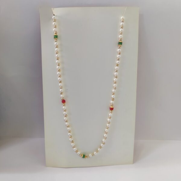 Barati mala | Real Pearl Necklace For Wedding Welcome Guest