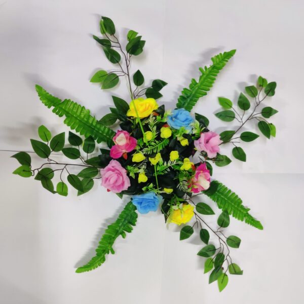 Flower Bonnet |  Wedding Car Front Flower Decor for Wedding Ceremony multIcolour flower