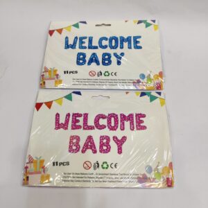 Welcome Baby Foil Balloon Single colour Party Special