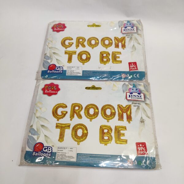 GROOM TO BE Foil Balloon best for groom PARTY