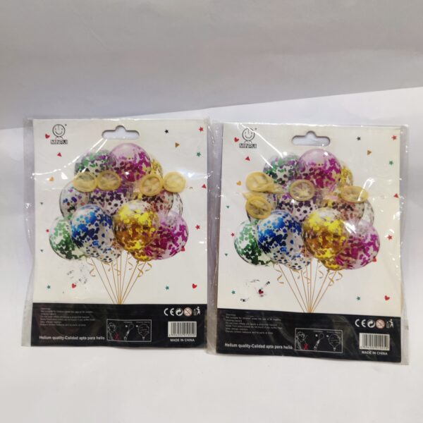 Multicolor Confetti Balloons for Birthday & Party Decoration