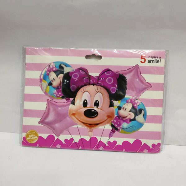 Fancy Minnie Mouse Face  Foil Balloons Decoration