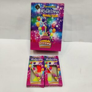 Ridhima Birthday Number Candle for Cake Decoration