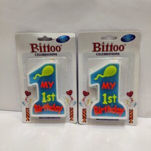 My 1ST Birthday Candle for Cake Decoraion , Number Candle