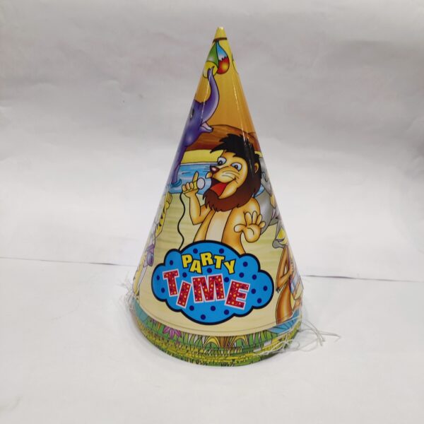 Birthday Theme Party Hats, Happy Birthday Cone Party Hats for Kids  (Set of 10) - Image 3