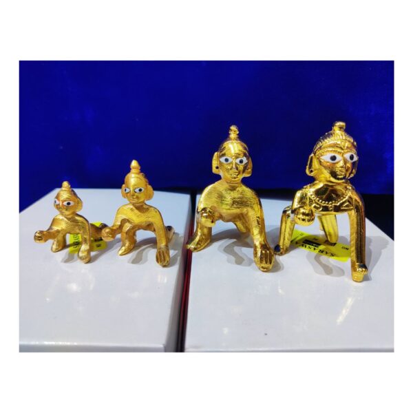 Metal Gopal Krishna Murti, Gold, 1 Piece