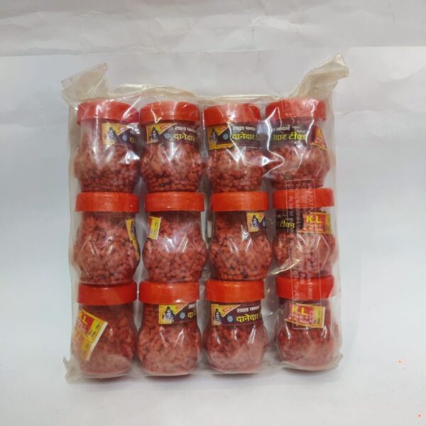 Red Danedar Chandan, Sandalwood Tika, Danewala Chandan for Tilak & Pooja