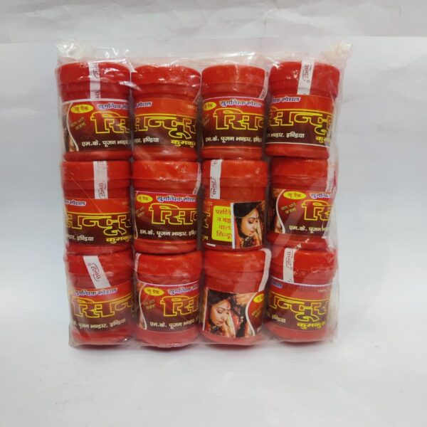 Red sindoor powder pack of 12,  sindoor for married women