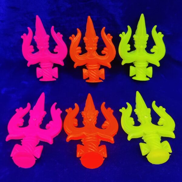 Plastic Shiv Trishul For Bol Bam Kanwar Decoration Multicolour
