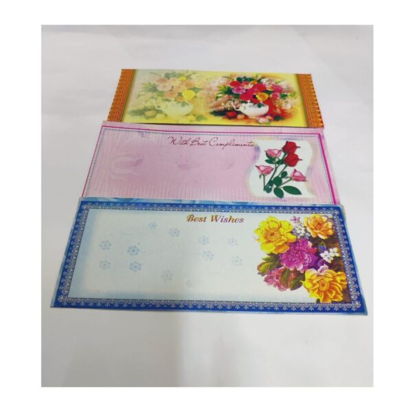 OP Flower Printed Envelopes Simple Design
