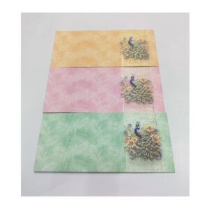 Fusion-M Wallpaper and peacock bird Printed Envelopes