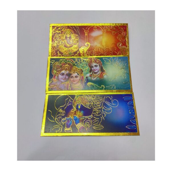 Fancy Envelopes D-6 Printed Multicolour Golden Border