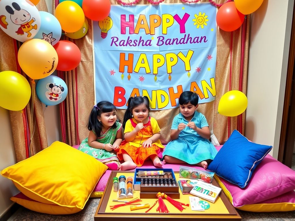 Raksha Bandhan decoration at home