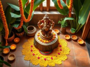 Ganesh Chaturthi decoration ideas